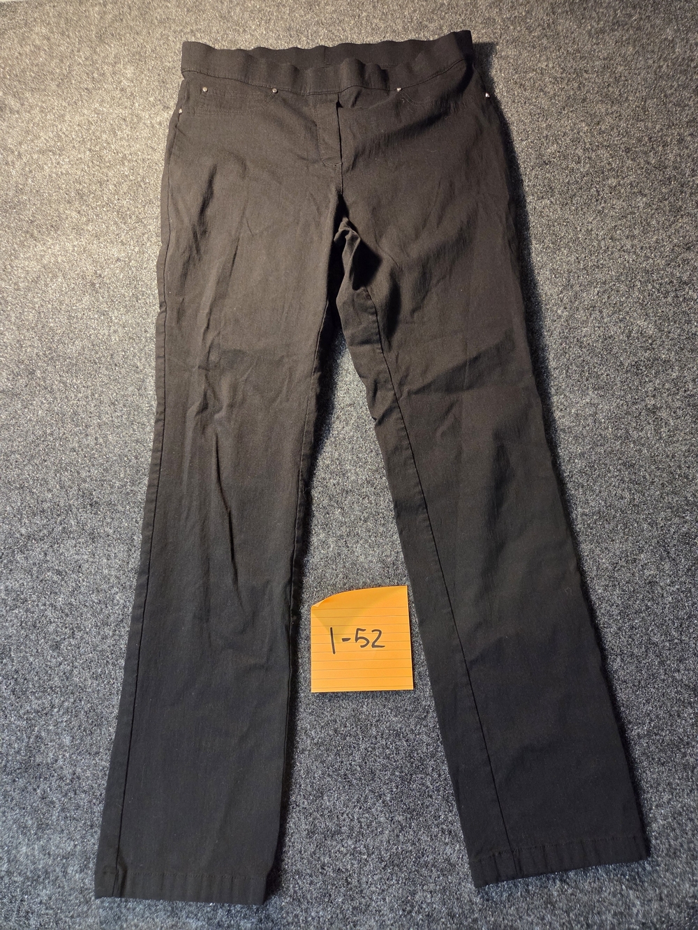 Rafaella Comfort Women’s Black Straight Leg Pull-On Pants – Size 12
